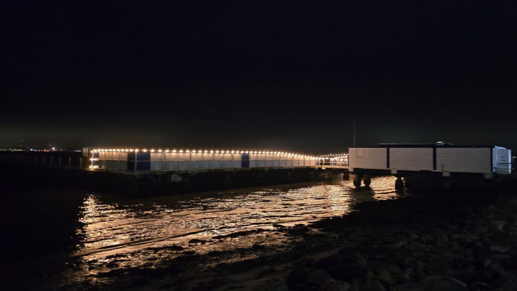 Biike 2026 Seebadeanstalt bei Dunkelheit